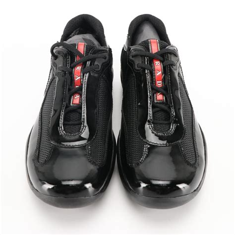 scarpe prada america's cup vernice nere|prada america's cup stockx.